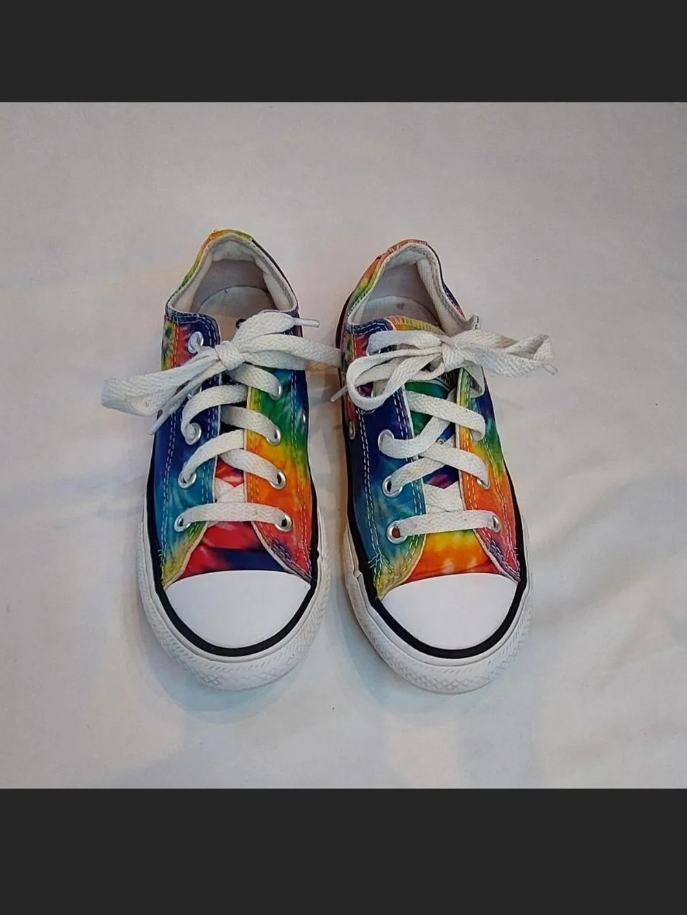 Converse Kids Chuck Taylor All Star Low Top Tie-Dye Sneakers Size 13